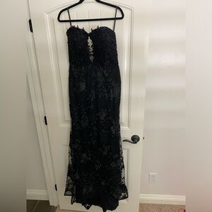 BRAND NEW- Black Strapless Gown GORGEOUS Size 10